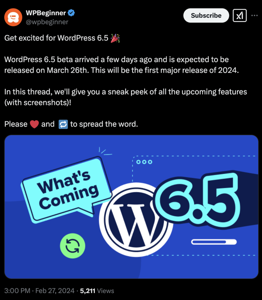 What’s Coming in WordPress 6.5